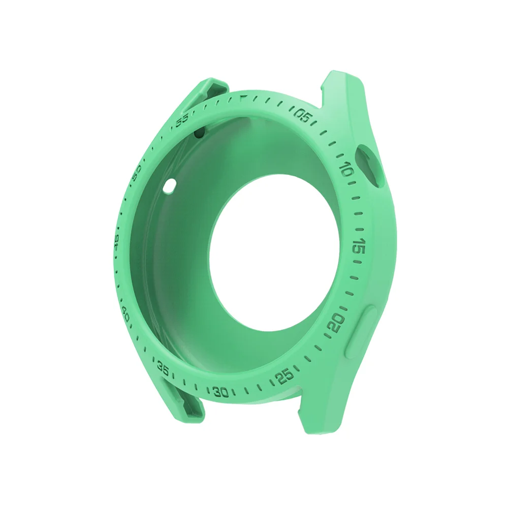 Cover Case For Huawei GT3 46mm Silicone Screen Protector Colorful Coverage Protection With Scale Watch Accessories