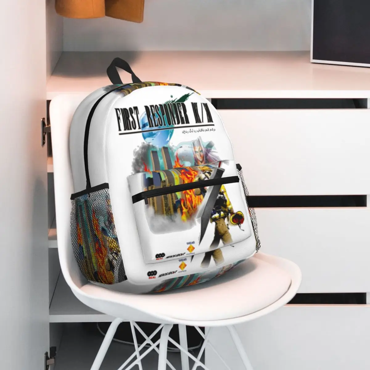 

Рюкзак Final Fantasy 911, рюкзак большой емкости, детская сумка для книг, школьная сумка, сумки на плечо для мужчин и женщин