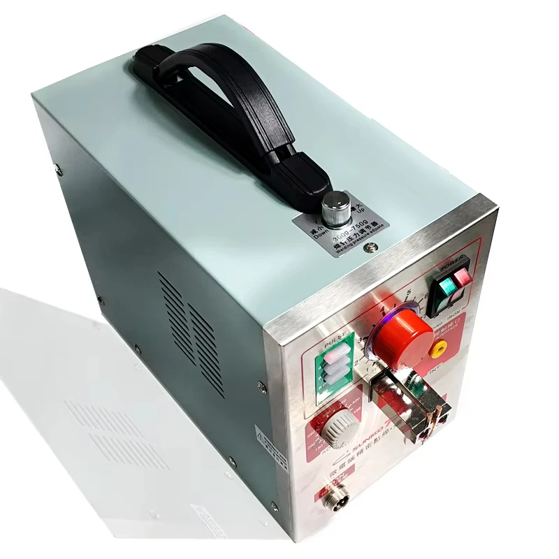 

709AD Microcomputer Spot Welder 2-16 Pulse Select 0.08-0.3mm Ni Welding with LED Worklight