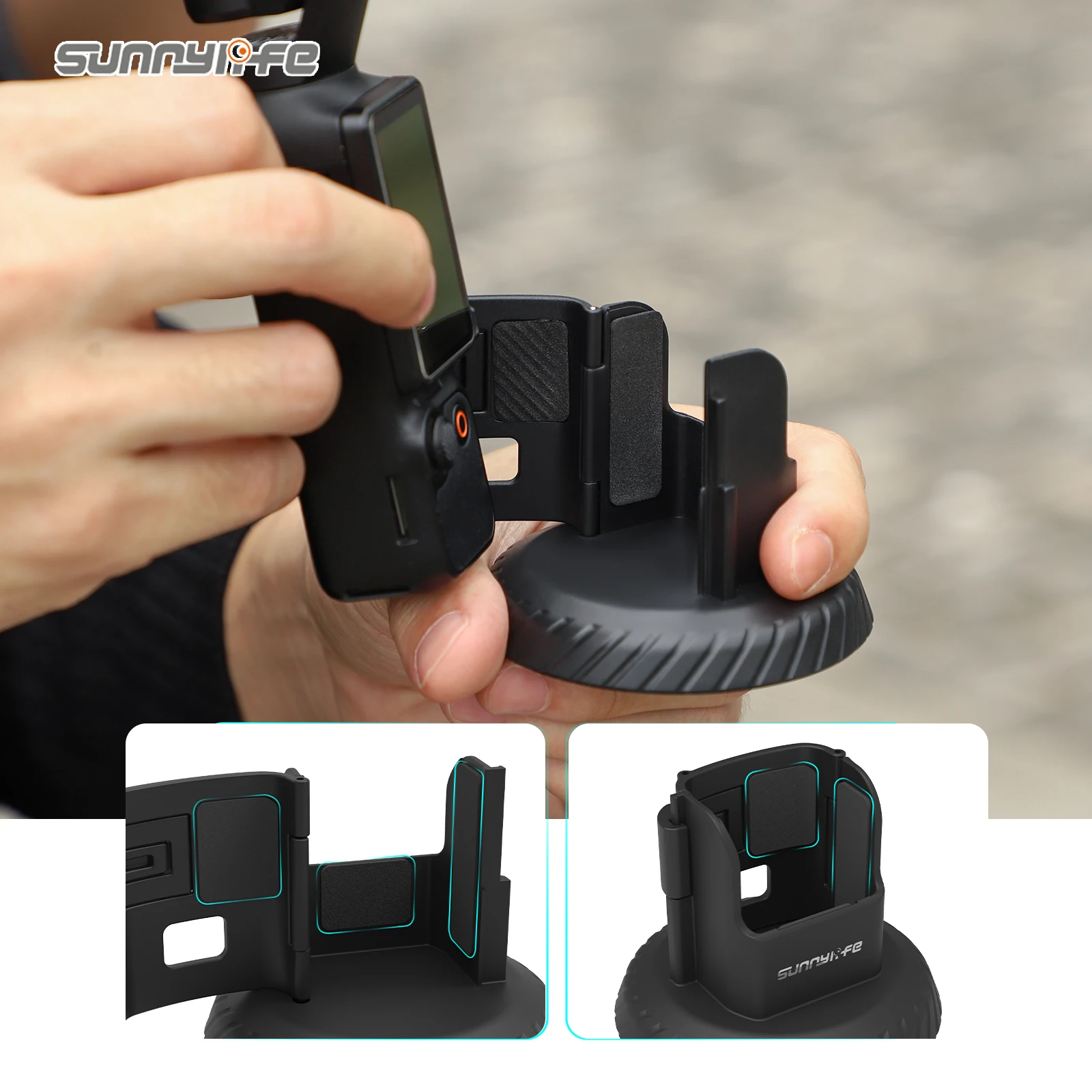 Magnetic Base Mount Tabletop Base Stand Holder Vlog Accessories for Osmo Pocket 3