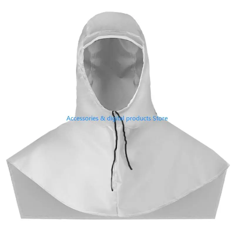77JD Full Coverage Adjustable Waterproof Hood Cover For Head And Shoulder Protected During Industrial Tasks And Outdoor Labor