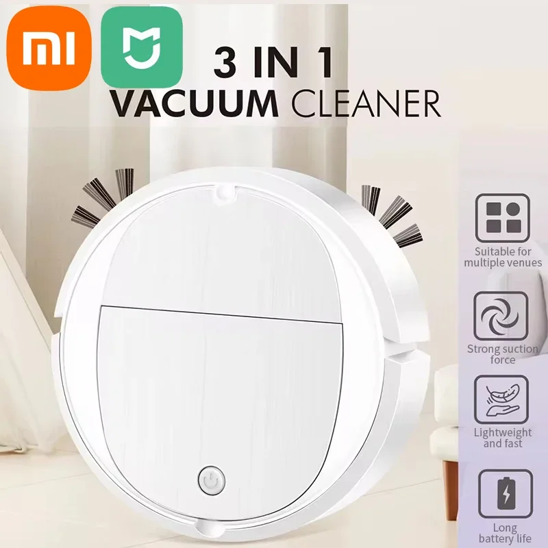 Xiaomi Mijia 3 In1 Smart RC Sweeping Robot Home Mini Sweeper Sweeping and Household Lazy Person Intelligent Sweeping Machine