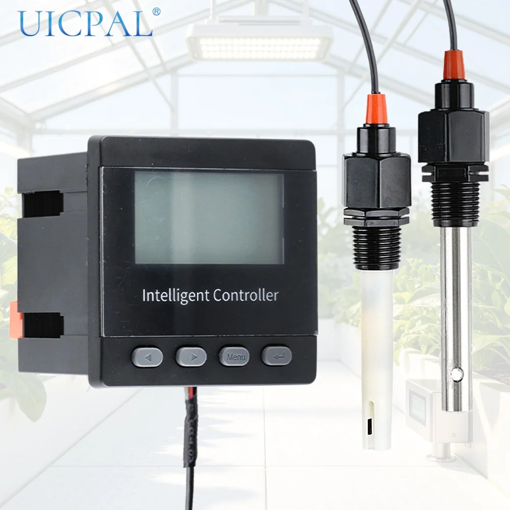 EC-Wasserqualitätssensor-Modul Kunststoff-Edelstahl-Sonde Elektrische Leitfähigkeit 0-2000uS mit Intelligenter Steueranzeige – Detail 3
