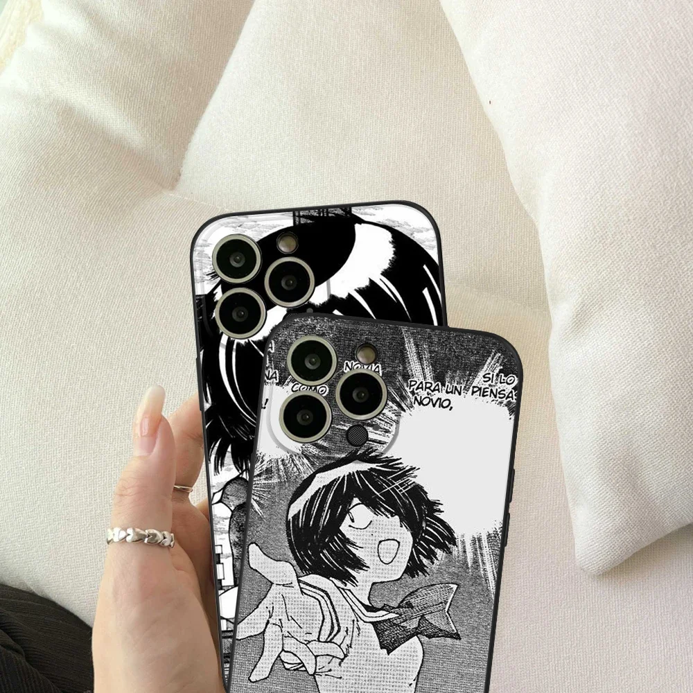 Anime tajemné kamaradka X urabe mikoto telefon pouzdro pro iPhone 12 13 15 14 pro XR XS maxi 15 plus SE design iPhone kryty