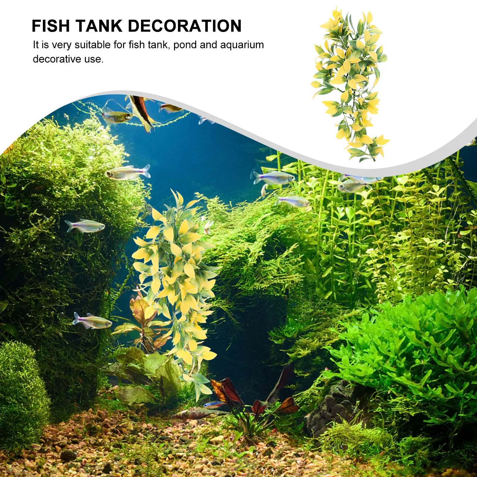 Artificial Terrarium Plants Re - Aquarium Plant Vine recension och pris