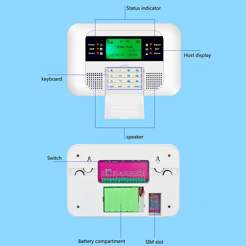 KERUI GSM Security Alarm System Works With Home Burglar Motion Detector Door Window Sensor