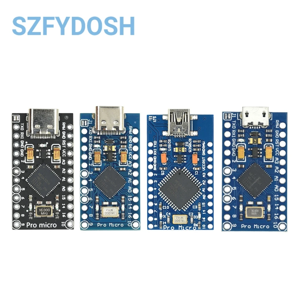 Type-c MICRO USB ATMEGA32U4 Module 5V 16MHz Board For Arduino ATMEGA32U4-AU/MU Controller Pro-Micro Replace Pro Mini