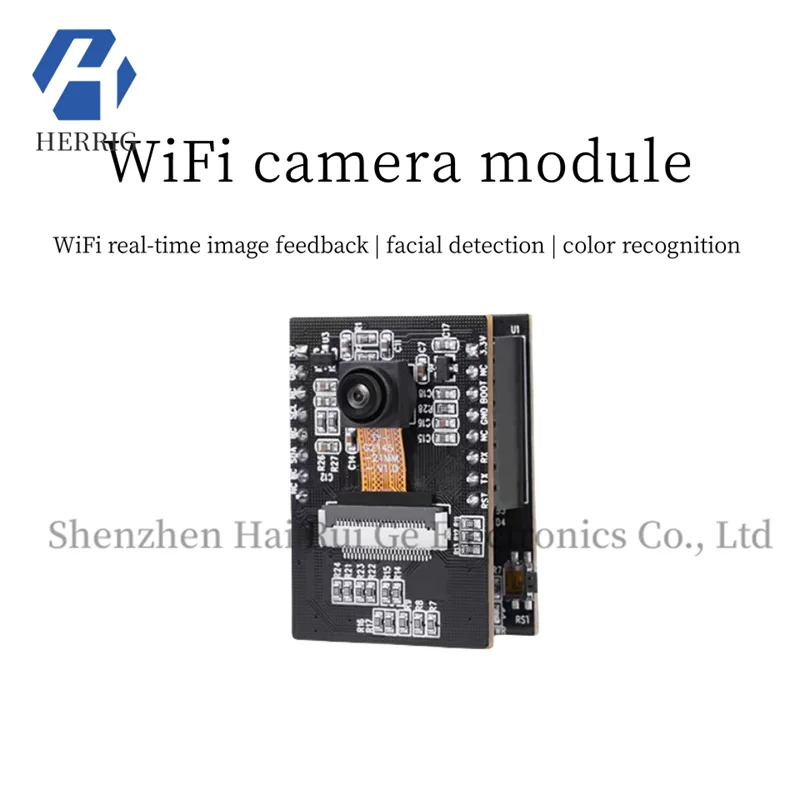 

ESP32 visual recognition module Wifi real-time image transmission IIC/serial open-source sensor AI smart camera