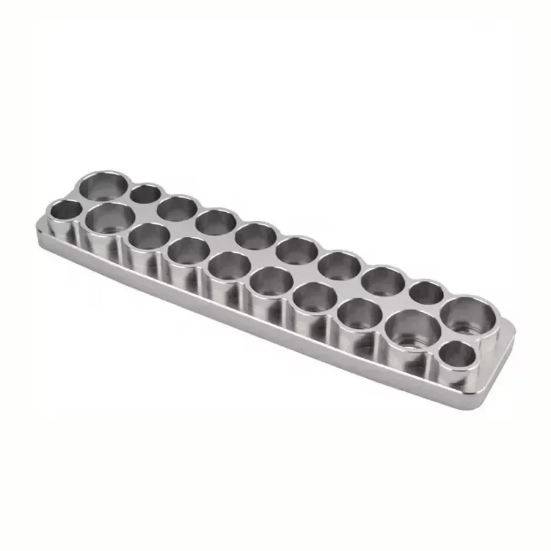 

20 holes Aluminum Alloy Tool Tray / Socket Suit Hexagon Holder For Remote Control Toys RC Cars Boat Airplane