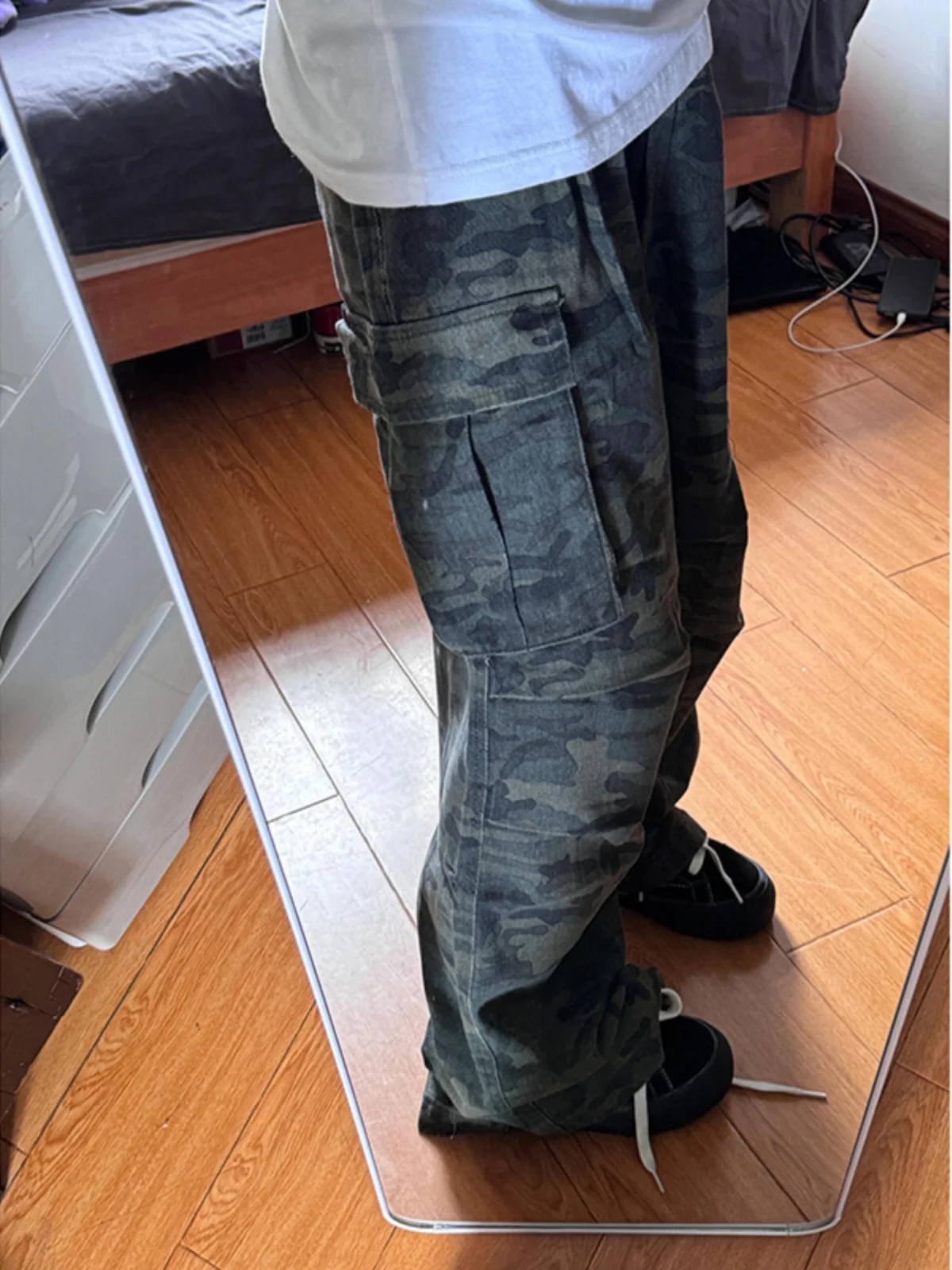 

Мужские камуфляжные брюки с широкими штанинами в американском стиле для осени, для активного отдыха, походов, альпинизма и работы