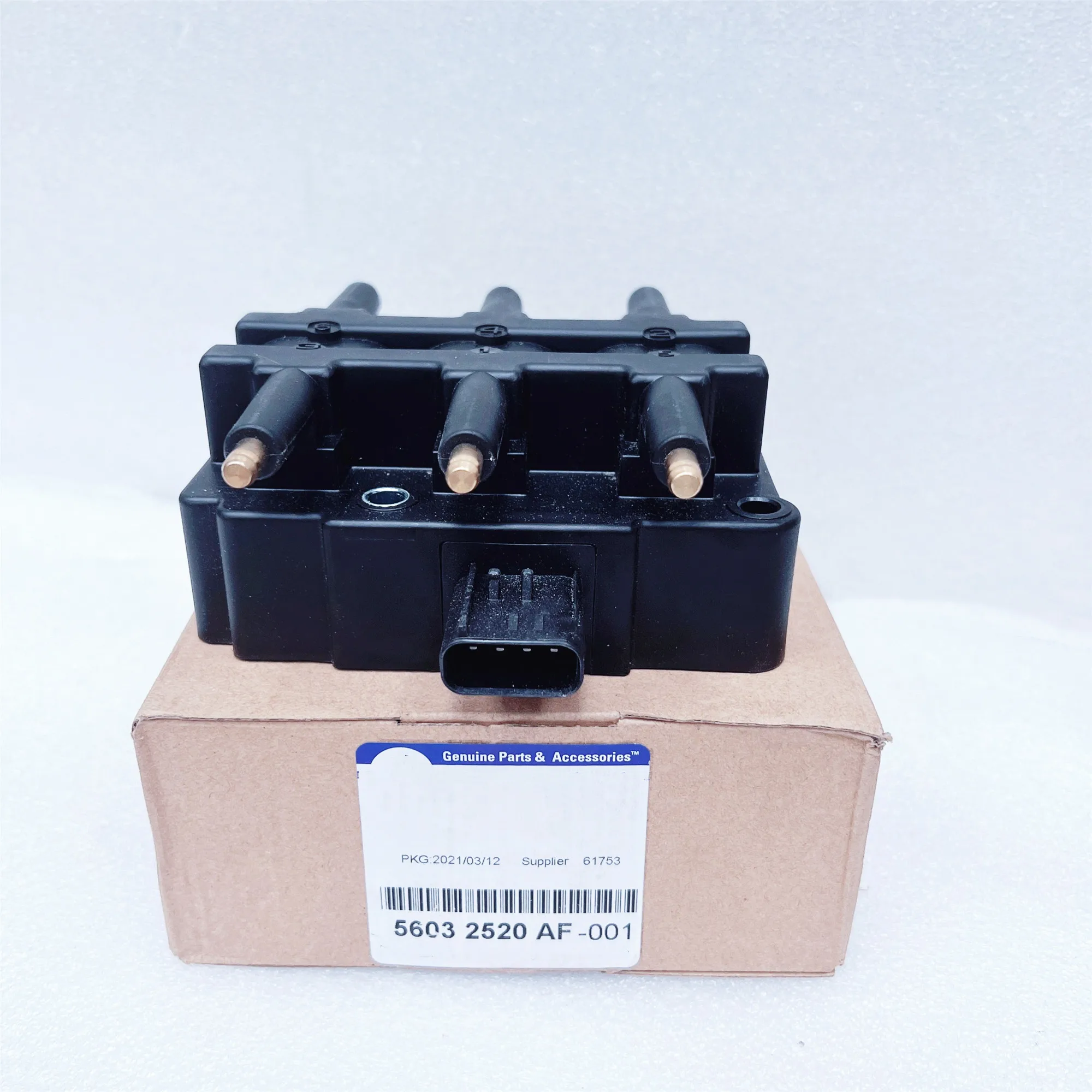 

Original Ignition Coil 56032520AE, 56032520AF Suitable for: 3.8L,Wrangler, 3.3 Caravan, RV, 2007-2011