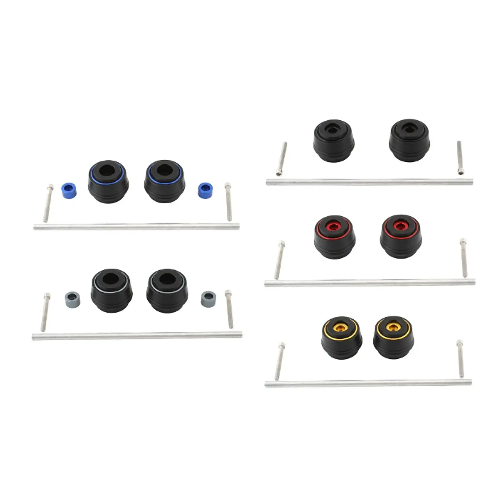 

Защита от столкновений переднего моста, слайдер вилки колеса, высокая производительность, простая установка, прямая замена для 368D 368E 350D 368K