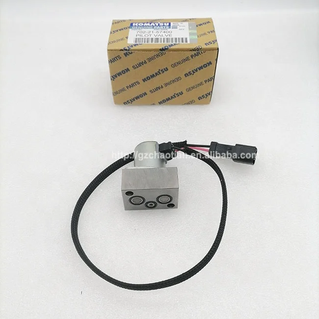 

Excavator main pump solenoid valve PC200-8 pilot valve 702-21-57400