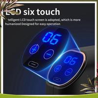 Double Heads Massage Deep Tissue Electric Massager Neck Body Muscle Percussion Fitness Relaxation Easy To Use (Button)