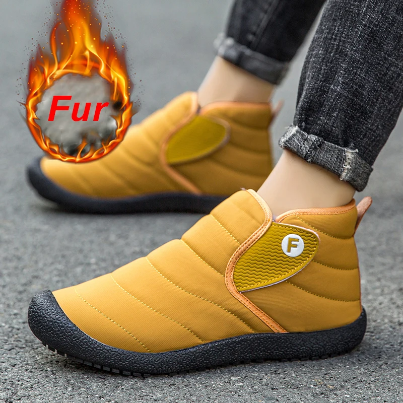 

Men's Women Designer Ankle Snow Boots Super Warm Casual Male Shoes for Men 48 Sneakers Winter Footwear Chelsea Boot 2022 Autumn