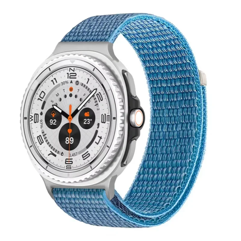 Samsung Galaxy Watch 8 40mm/44mm用公式ナイロンストラップ、Galaxy Watch 8 Classic 46mm用メタル接続式ウォッチバンド