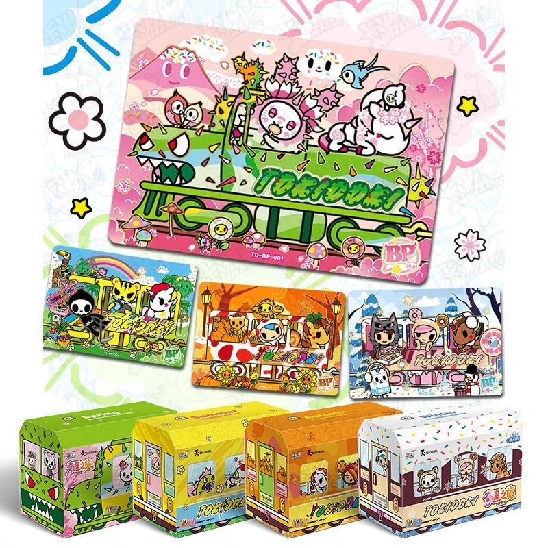 KAYOU Genuine TOKIDOKI Card Adventure Journey Collection Card Roaming Pack First Round Peripheral Card Trendy Play