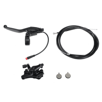 Front Rear Mechanical Disc Brake Electric Scooter Brake Power Off Control For ANGWATT F1 NEW Version