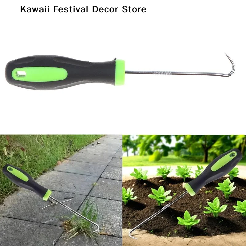 Heavy-Duty Weed Puller Tool - Ergonomic Root Remover for Lawn, Patio Gravel, Effortless Manual Weeding Tool with Non-Slip Grip