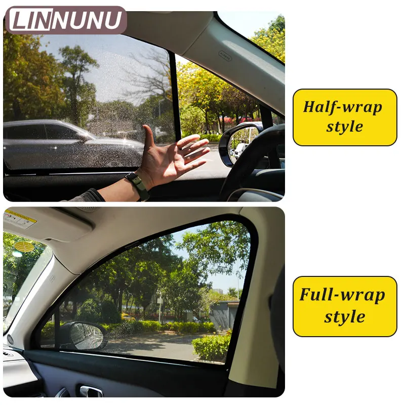 Linnunu for Lynk & Co 08 Em-P 2026 2025 Car Sunshade Magnetic Mesh Curtain Side Window Sun Shade Uv Protection Visor Accessories view 4