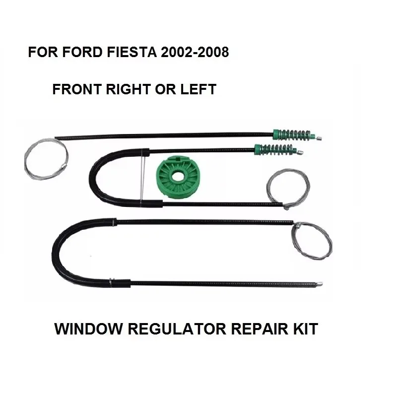 

CAR WINDOW KIT FOR FORD FIESTA ELECTRIC WINDOW REGULATOR REPAIR KIT FRONT LEFT or RIGHT 2/3 N/S 2002-2008