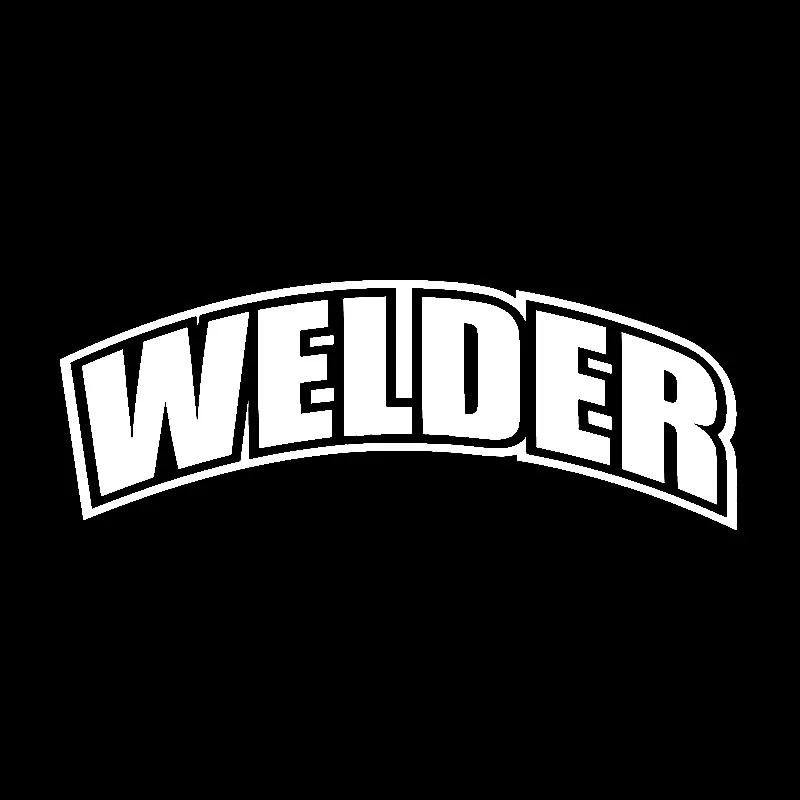 Car Sticker WELDER Decal Car Sticker Diesel Truck Personality Fashion Car Sticker PVC Waterproof Cover Scratches, 14cm*5cm