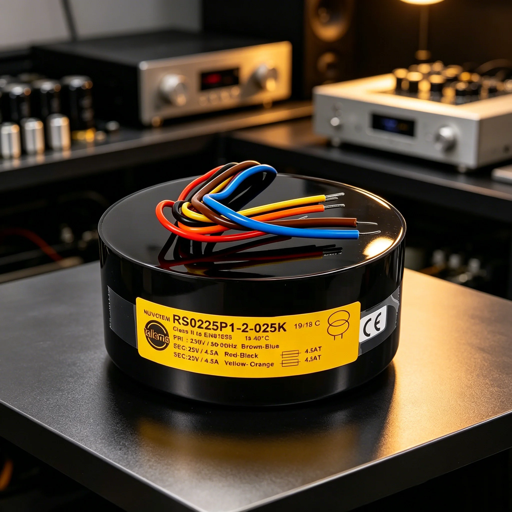 Original Talema 225VA Fully Sealed Toroidal Transformer Dual 12V 15V 18V Encapsulated Ring Core Power Supply for HI-END HiFi Am