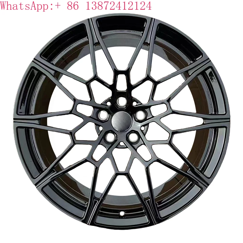 High Quality 19 20 21 Inch T6061 Forged Aluminium Alloy Rims Custom Hyper Black 5X120 mm Wheels for BMW F10 E90 G38 G20