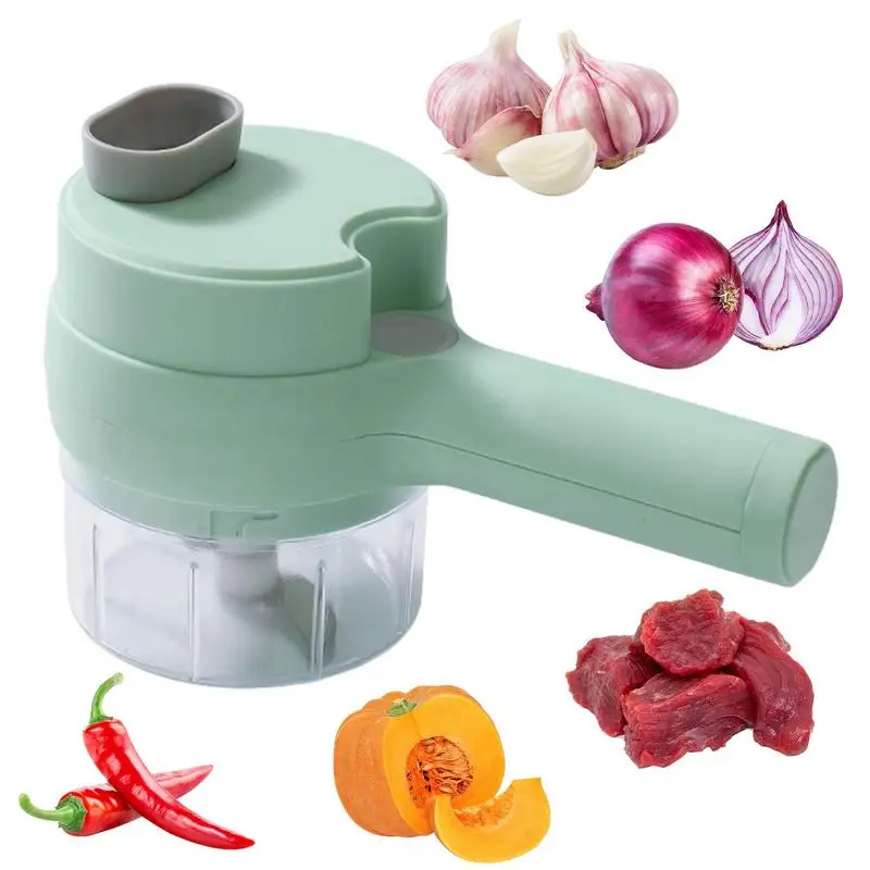 Electric Vegetable Cutter Slicer Garlic Chopper Food Processors With USB Charging Cable Meat Grinder Machine Ginger Onion Masher