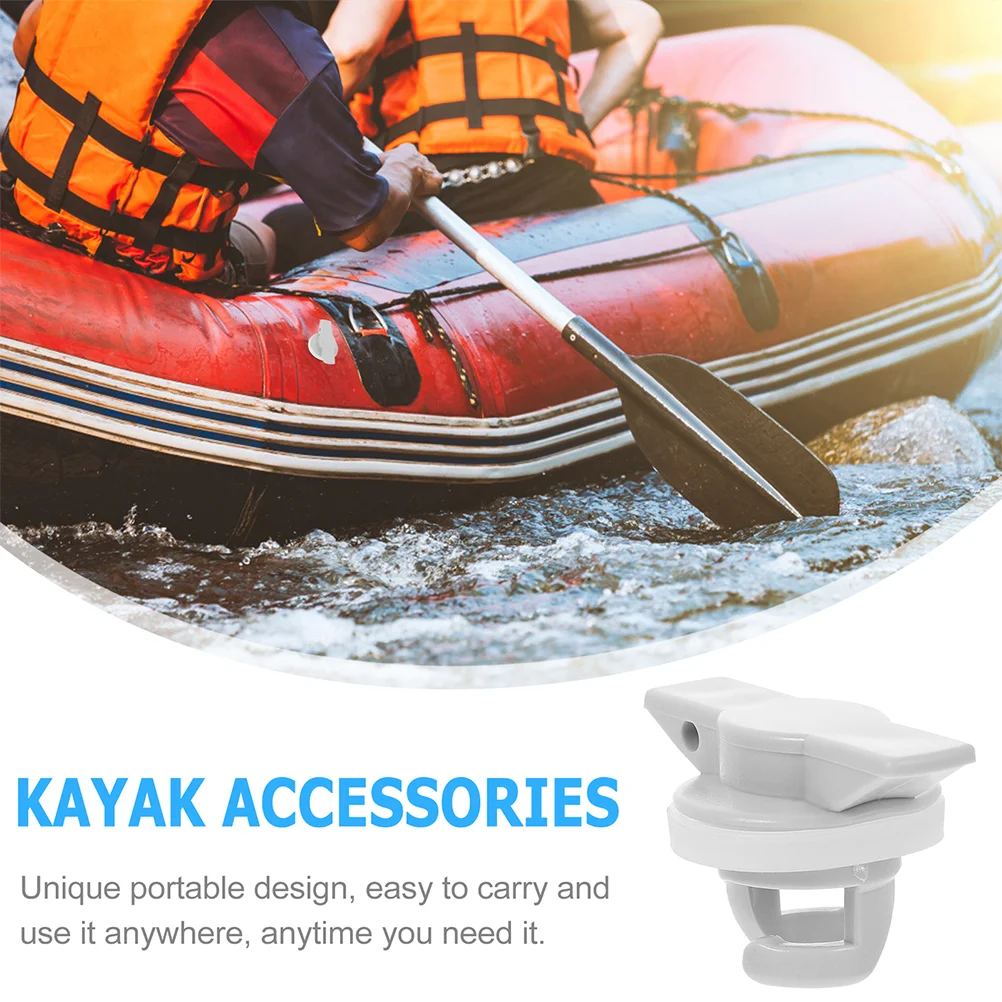 2 Pcs Kayak Valve Cover Boat Supplies Air Inflate Plugs Convenient Repair Accessory Cooler Anti-leakage Spiral Quick Fast