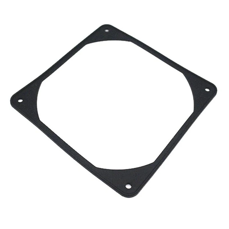 10Pcs 120mm Anti-Vibration Silicon Fan Gasket Noise Reducing Gasket Pad for PC Computer Case Fan