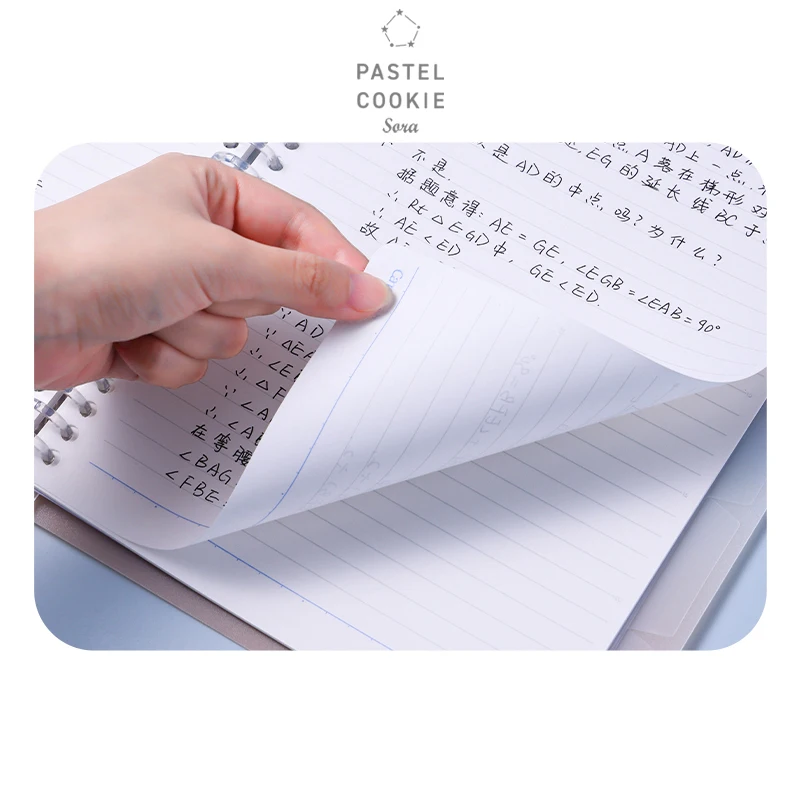 KOKUYO Pastel Cookie Binder Notebook A5 B5 A4 Campus Loose Leaf Note Memo Diary Office Index File School Japanese Stationery