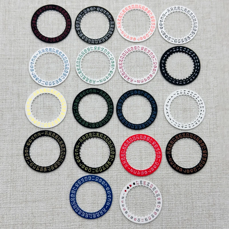 

NH35 Movement Date Dial Wheel Compatible with NH35, NH36, and NH34 Movements; SKX007 and SKX009 Movement Day-Date Dial Wheels