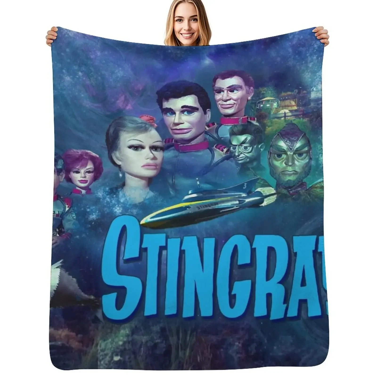 

STINGRAY 1 Throw Blanket Nap Kid'S Furry Blanket
