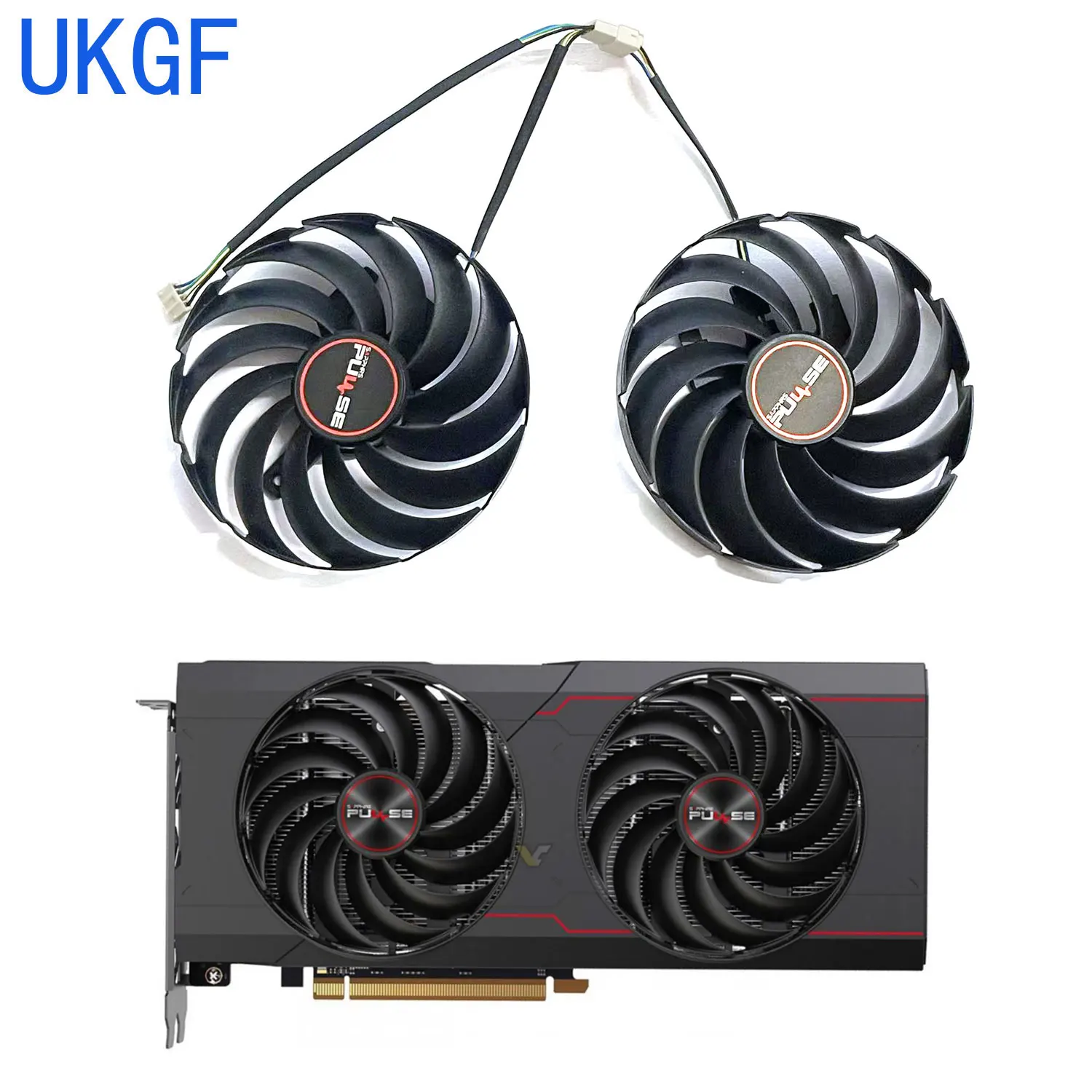 

Brand new 95MM 4PIN FD10015M12D FDC10U12D9-C RX6700 XT GPU fan for SAPPHIRE Radeon RX6700 6700XT PULSE graphics card