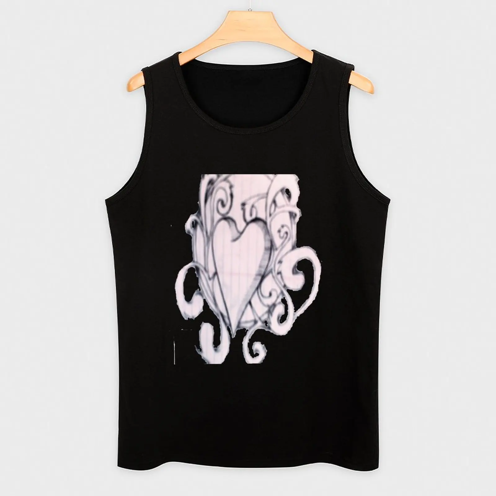 paper love Tank Top Minimal Print Tank Top Simple Graphic Sleeveless