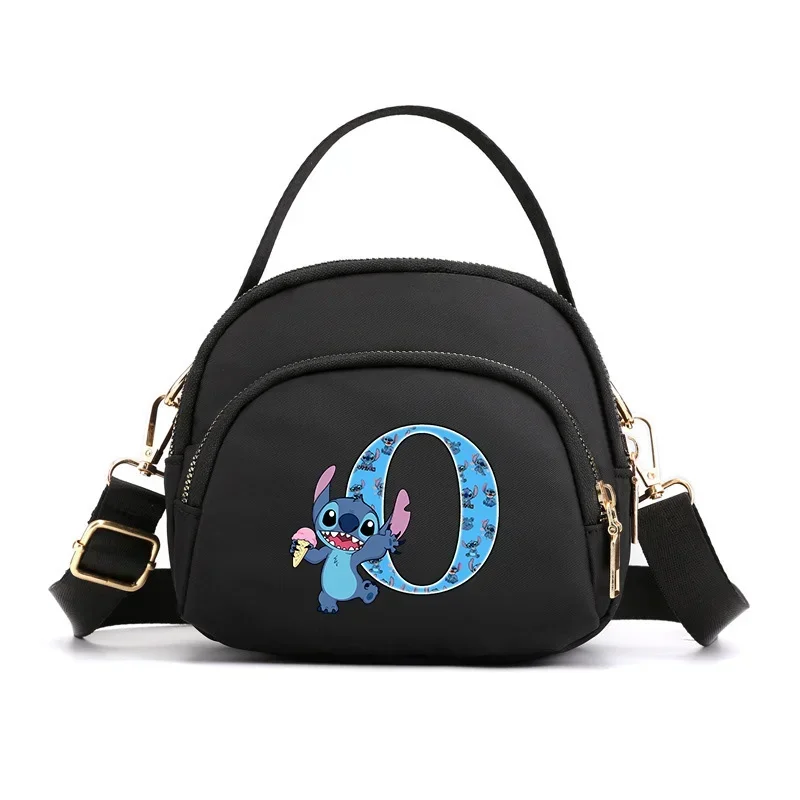 Stitch Disney damska torba na ramię chusteczki do telefonu torby Crossbody Lady przenośna modna wielowarstwowa torebka na zamek błyskawiczny prezent