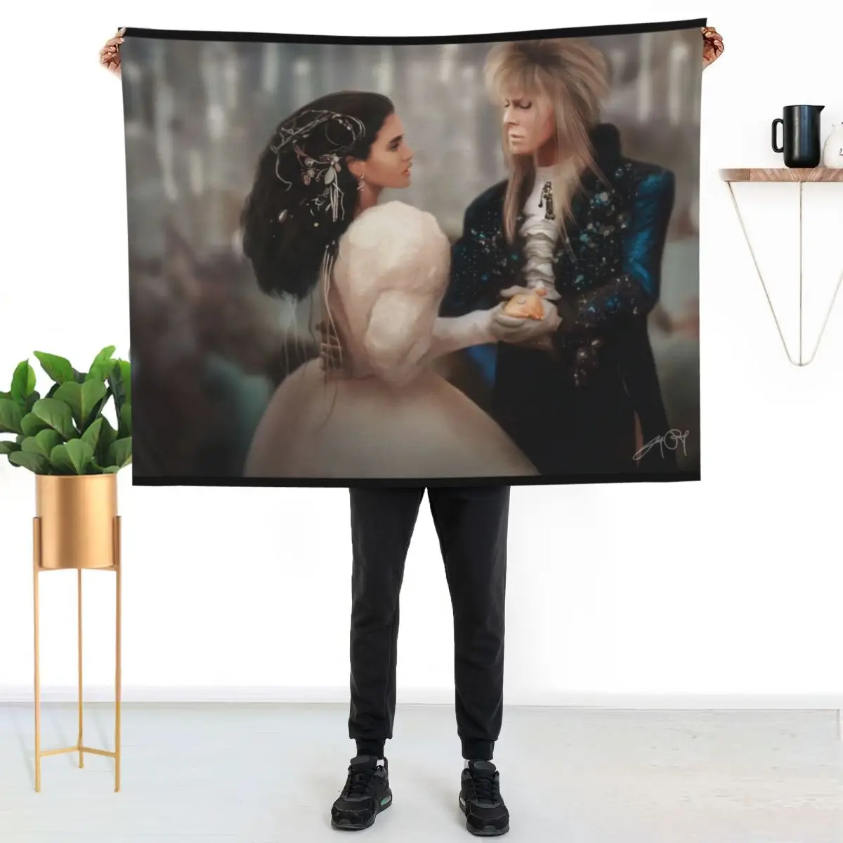 Labyrinth of Love (Digital Drawing) Throw Blanket Fashion Sofas anime Sofas Luxury St Thin Camping Blankets