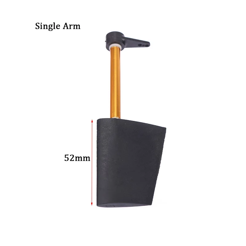 Hochwertiges Nylon-Lenkruder, Kunststoffruder für RC-Boote, Höhe 28 mm/36 mm/44 mm/52 mm, 90 Grad oder 180 Grad oder Einzelarm