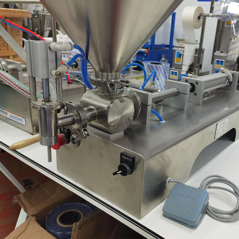 

Semi-Automatic Horizontal Single-Head Liquid Paste Filling Machine Magnetic Pump for Lotion and Dropper Bottles For Oil Tea