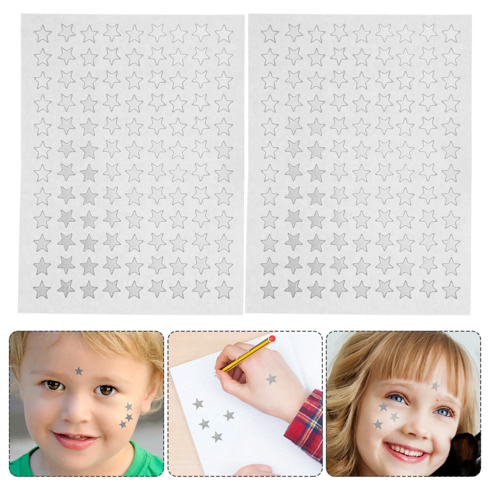 10 feuilles d'autocollants récompenses pentagramme autocollants pour motiver les élèves, autocollants encourageants pour les enseignants en classe