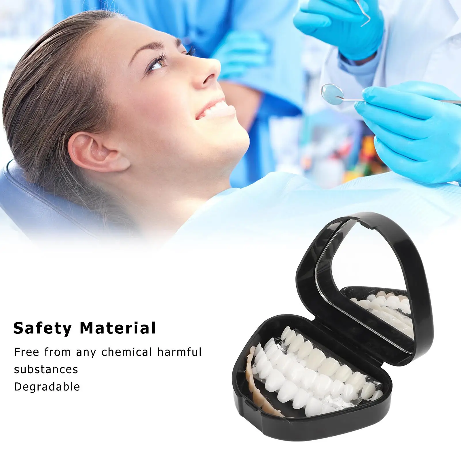 Thermal Tooth Fitting Beads for Temporary Tooth Repair Kit - Moldable False Teeth Cosplay Fix Kit