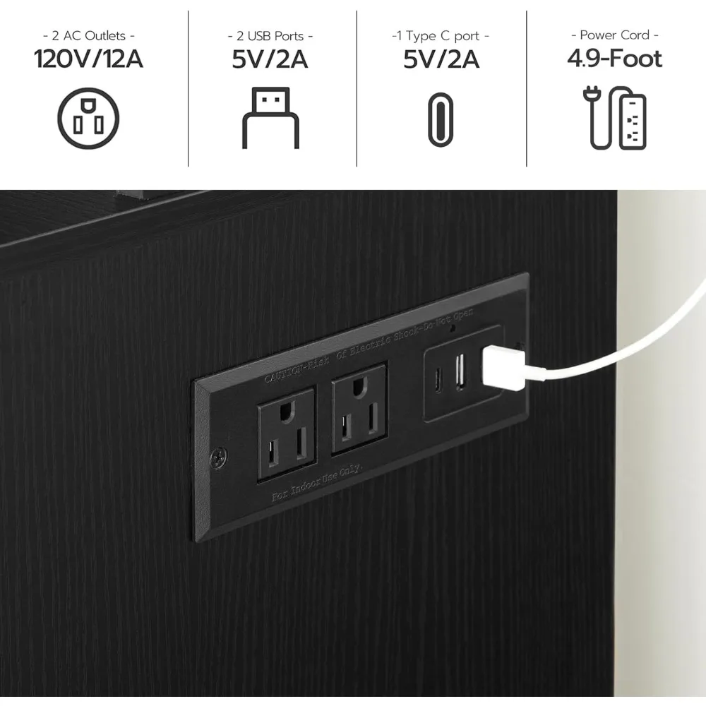 Verlichte wijnbarkast, koffie- en wijnopbergkast voor thuis met glazen houder, stand-alone drankkast met elektrisch
