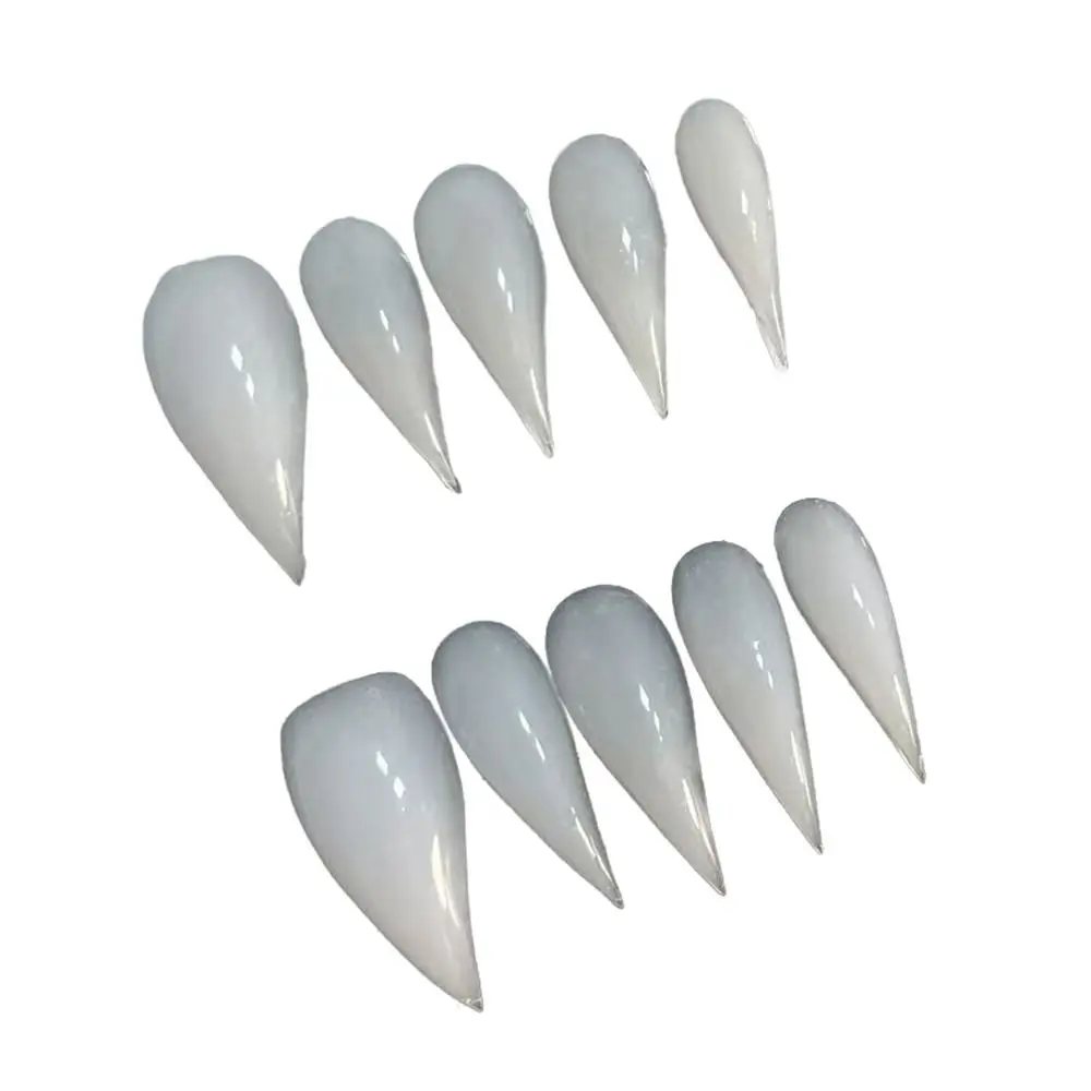 10 قطعة فن الأظافر النهائي اليدوية التنين درع النسر والقط مخلب اضغط على الأظافر كاذبة لتقوم بها بنفسك بناء سريع نصائح الأظافر الكاملة #5