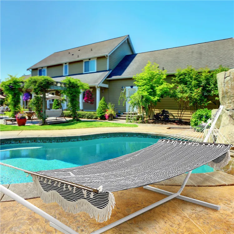 

] Steady Outdoor [High Quality] Luxury Hammock Portable Double Shade Swing