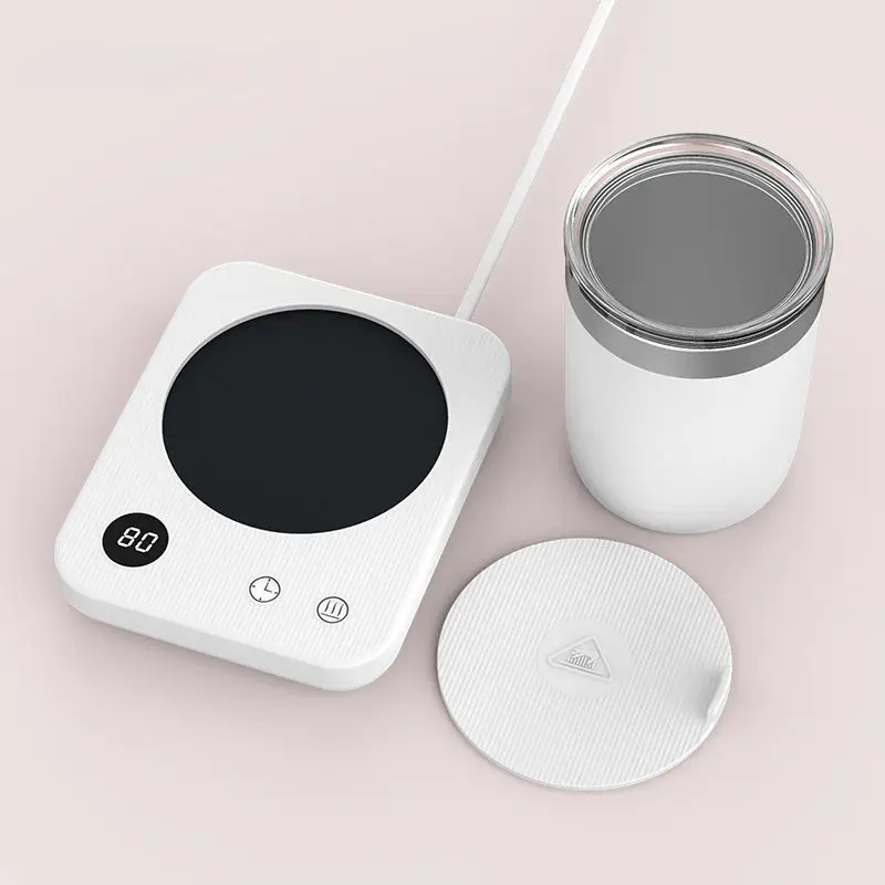 

220V Coffee Mug Warmer Cup Heater Cup Heating Coasters 3 Gear Temperatures Beverage Plate Pad for Cocoa Tea Water Milk