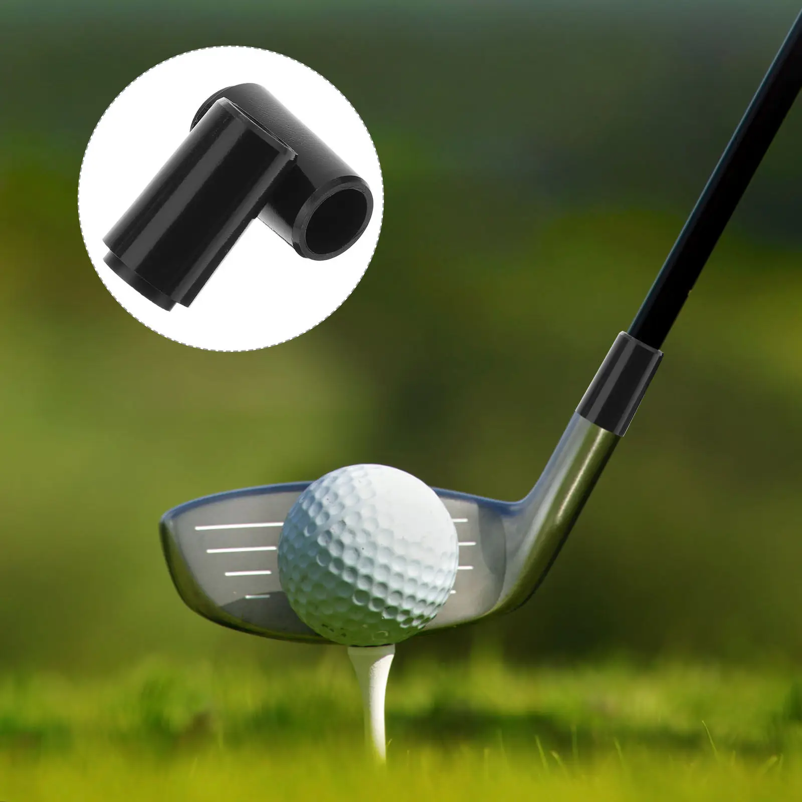 2pcs Golf Shaft Ferrules 0.355 Inch Plastic Club Sleeve Replacements – Eco-Friendly Shaft Protectors