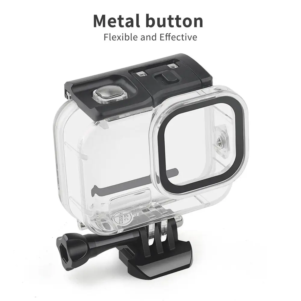 For GoPro Hero 8 Black Waterproof Case Housing Protective Underwater Diving Cover 60M Accessories With Filter