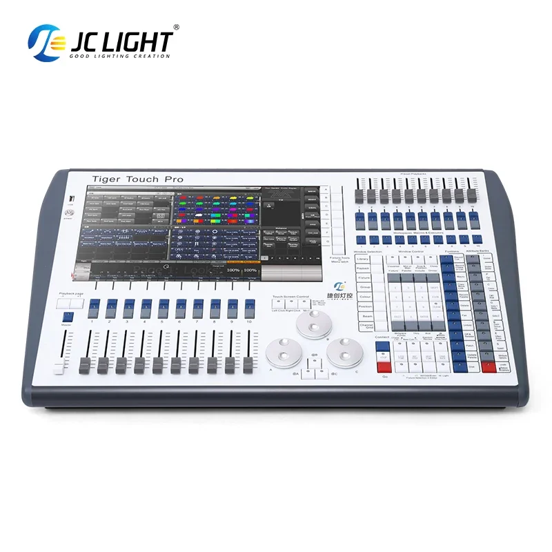 Jc Tiger Touch Pro Konsole I5 I7 Bühnenlichtregler Touch Tiger 8/16 Dmx-Ausgang Beleuchtungskonsole Dmx-Controller