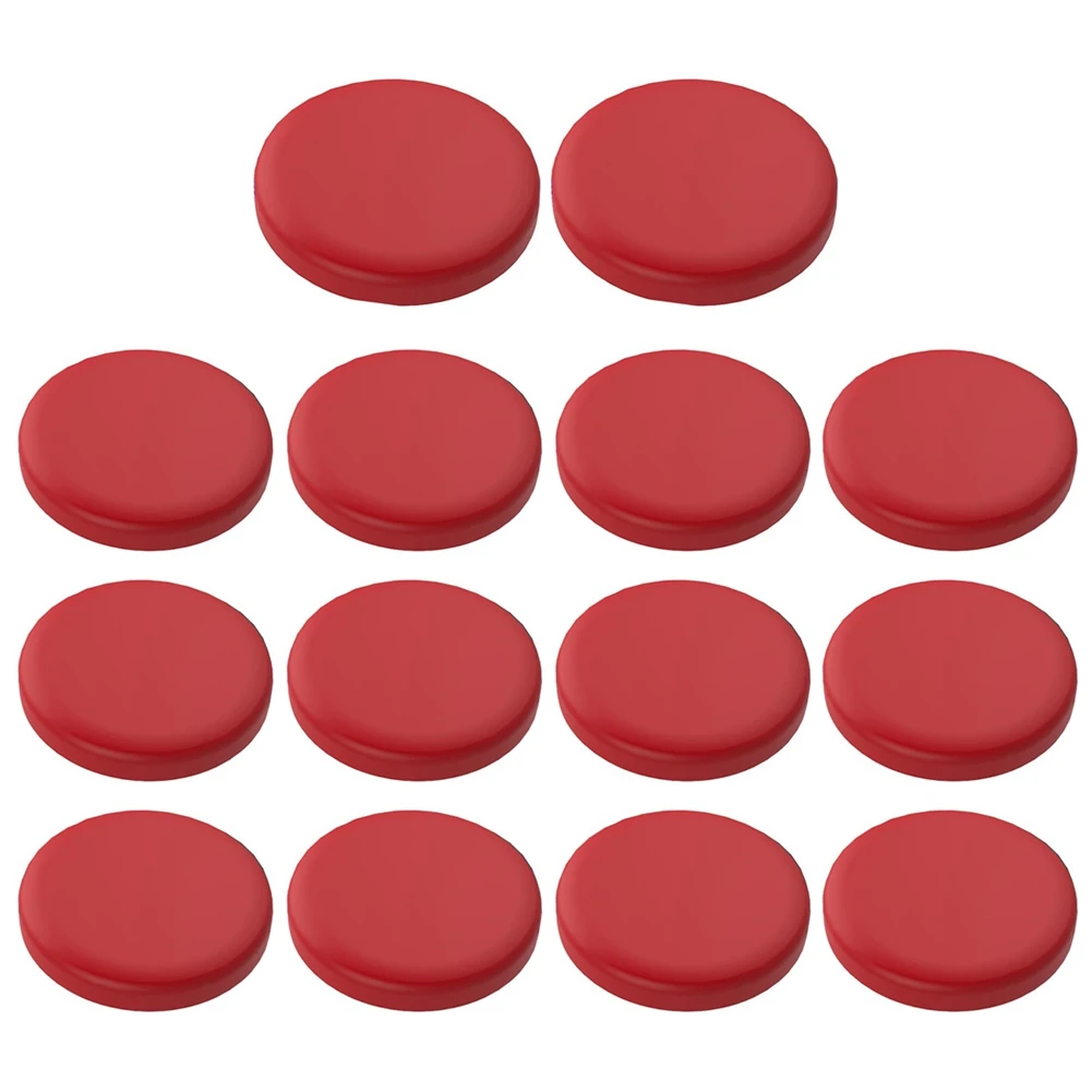 14Pcs Mini HitBox Arcade Fight Stick Switch Button Caps Mechanical Keycap for Kailh Choc Low-Profile Switch V1 Red